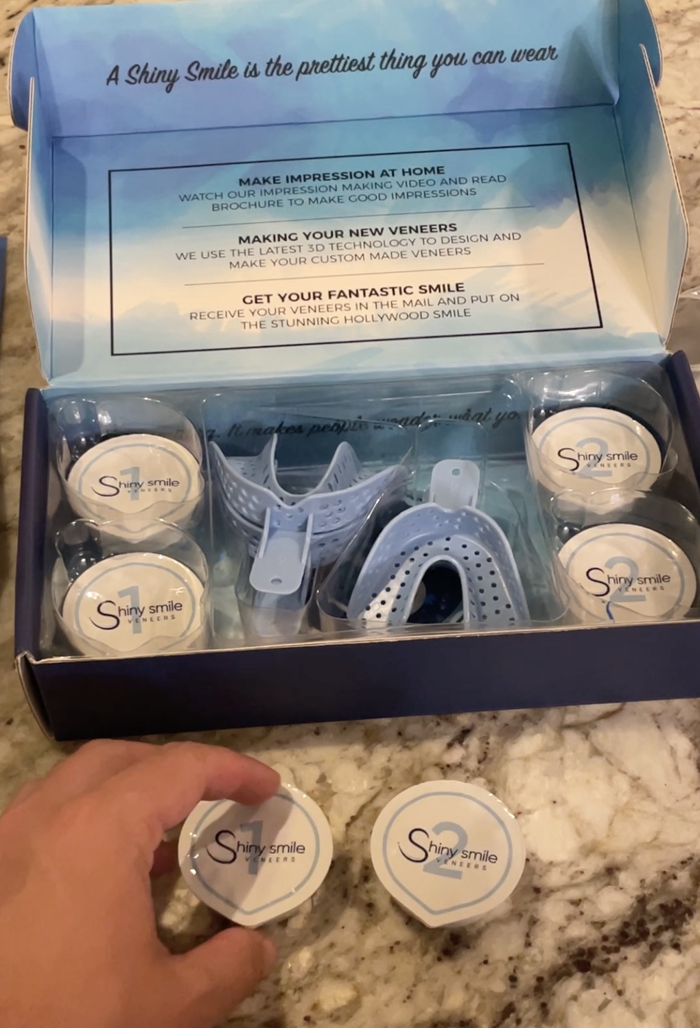 shiny smile veneers kit